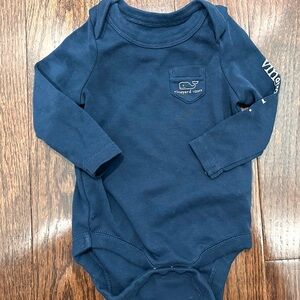 Vineyard Vines Classic Blue Infant Bodysuit